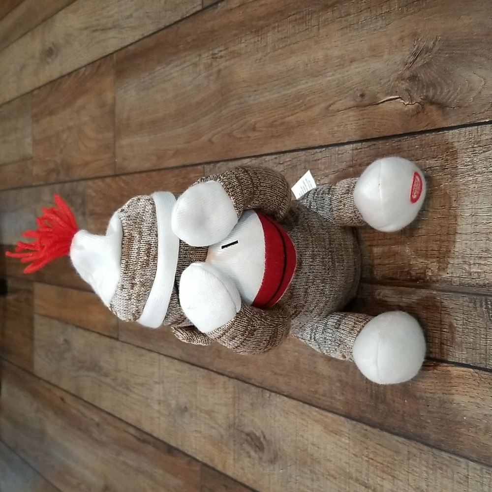 Peek a Boo Sock Monkey Giggles